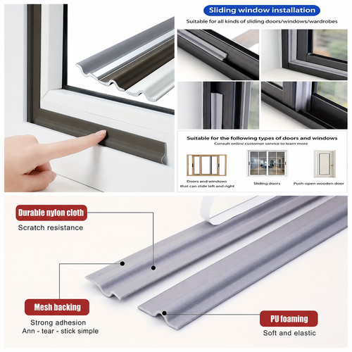 Seal adhesive draught excluder - adhesive,